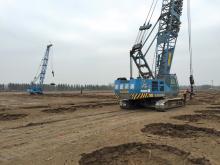 Ground preparation New Beijing Airport project 