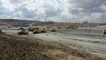 Bomag Rollers operate in line