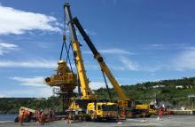 Manitowoc’s Grove cranes GMK5150L and GMK5250L