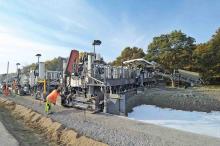 Wirtgen dual-layer paving 