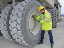 Regular maintenance on road tyres