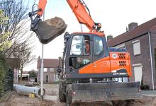 Doosan Bobcat wheeled excavator