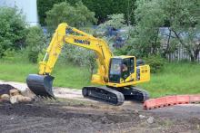 Komatsu’s excavator