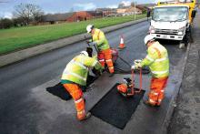 road patching job 