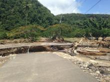 Erika’s handiwork in Dominica