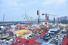 A previous staging of the bauma CONEXPO INDIA exhibition pic: Messe Munchen