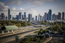 Bright sparks: Tel Aviv University railway station (© Guy Yechiely)