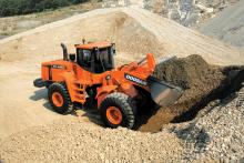 Doosan DL420 wheeled loader 