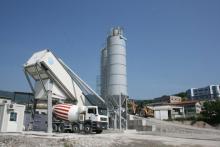 Simem mobile concrete plant, MMX4000