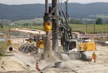 Liebherr drilling rig