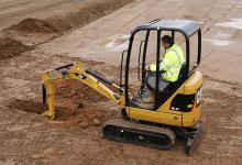 mini excavators from Caterpillar