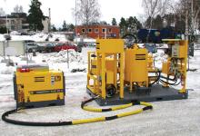 atlas copco grouting system