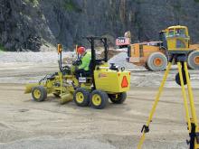 Compact Grader in use on site