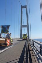 Great Belt Bridge in Denmark 