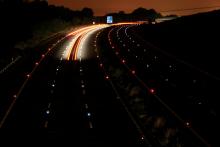 M25 motorway between junction 6 and Clacket Lane Services 