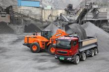 Doosan’s DL550 powerful wheeled loader 