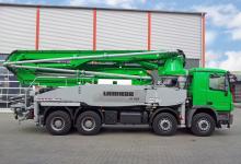 truck-mounted pump from Liebherr 