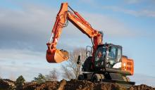 HCME ZX140W-5 wheeled excavator 