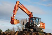 ZX140W-5 wheeled excavator from HCME