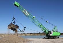 Sennebogen’s new 655 HD heavy-duty cycle crawler crane 