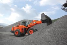 Doosan's DL550 wheeled loader