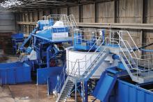 waste recycling machine