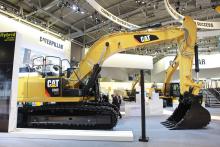 CAT 336E H hybrid excavator 