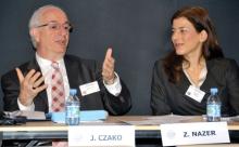 Josef Czako, Chair of the IRF Policy Committee and Zeina Nazer