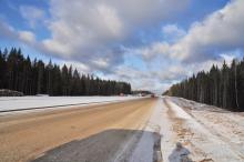 Construction of the Moscow-StPetersburg highway