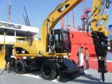 Caterpillar's wheeled excavator