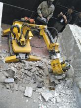 Brokk remote-controlled demolition roboT