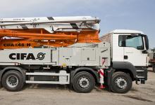 CIFA’s 80-metre K80H concrete pump 