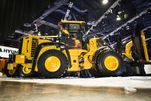 Hyundai's latest HL-740-9 low emission wheeled loader