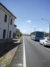 road in Italy’s Alessandria province 