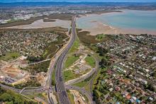 4.8km Causeway Upgrade Project on Auckland north west motorway