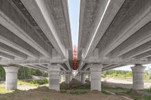 precast beams of the Drava river foreland bridges 