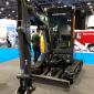 Volvo CE’s reduced tail swing ECR25, a 2.5tonne excavator, was on display at MOVE