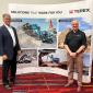 John Garrison, Terex Corporation president & CEO, (left), and Kieran Hegarty, Terex MP president