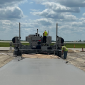 Contractor Metro Paving has been using an SF-1700 slipformer from Power Pavers to lay slab for new taxiways