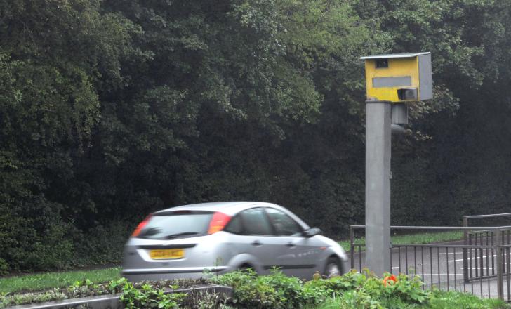 Speed cameras can detect vehicles that are travelling too fast