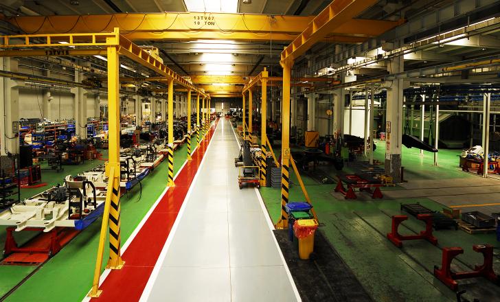 Hidromek factory in Turkey