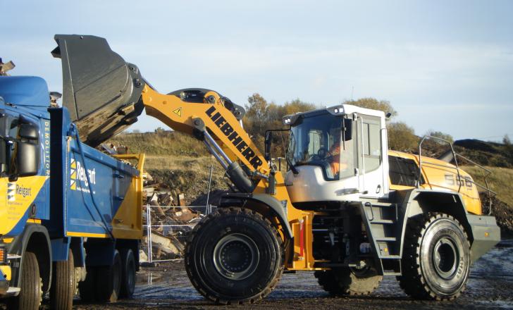 Liebherr wheeled loader 