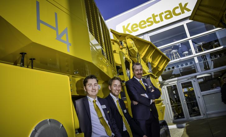 bauma 2016 Daily News Keestrack Press Conf Kees Hoogendoorn and Peter and Freek Hoogendoorn