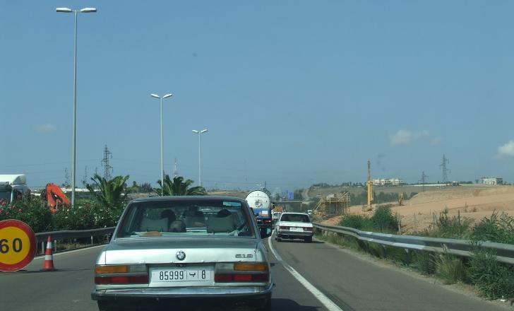 a road in south east of Casablanca 