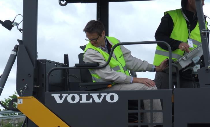 Volvo CE unit operated by Mike Woof