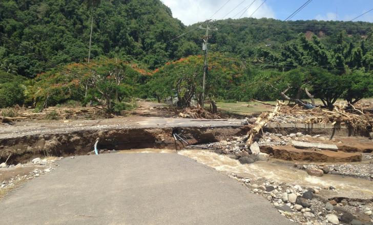 Erika’s handiwork in Dominica