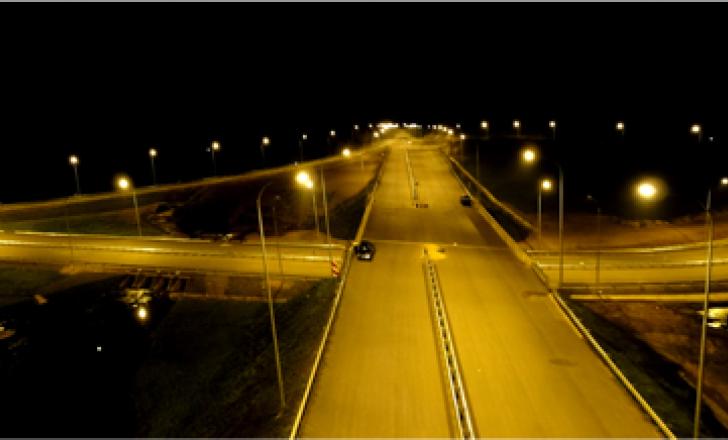 Sri Lanka Southern expressway (at night)