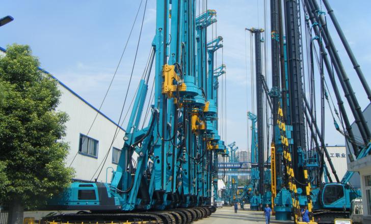 Sunward’s piling equipment