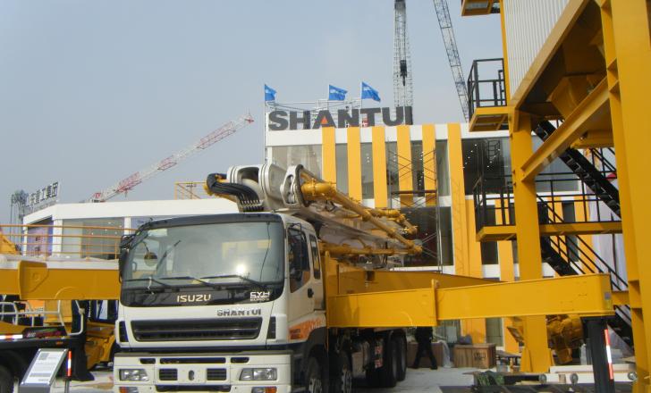 HJC5410THB-56 concrete pump from Shantui