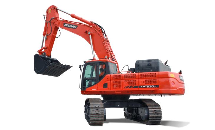 Doosan’s new DX530LC-3 heavy excavator 